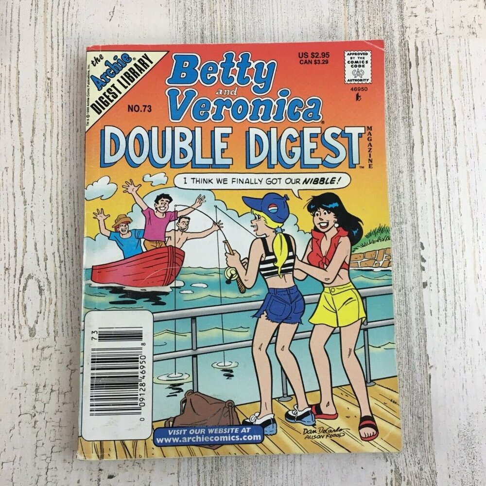 Betty and Veronica Double Digest Magazine #73 Archie Comics Book Vtg 1998